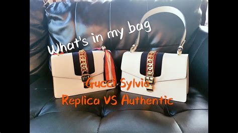 gucci sylvie fake vs authentic|gucci handbags logo.